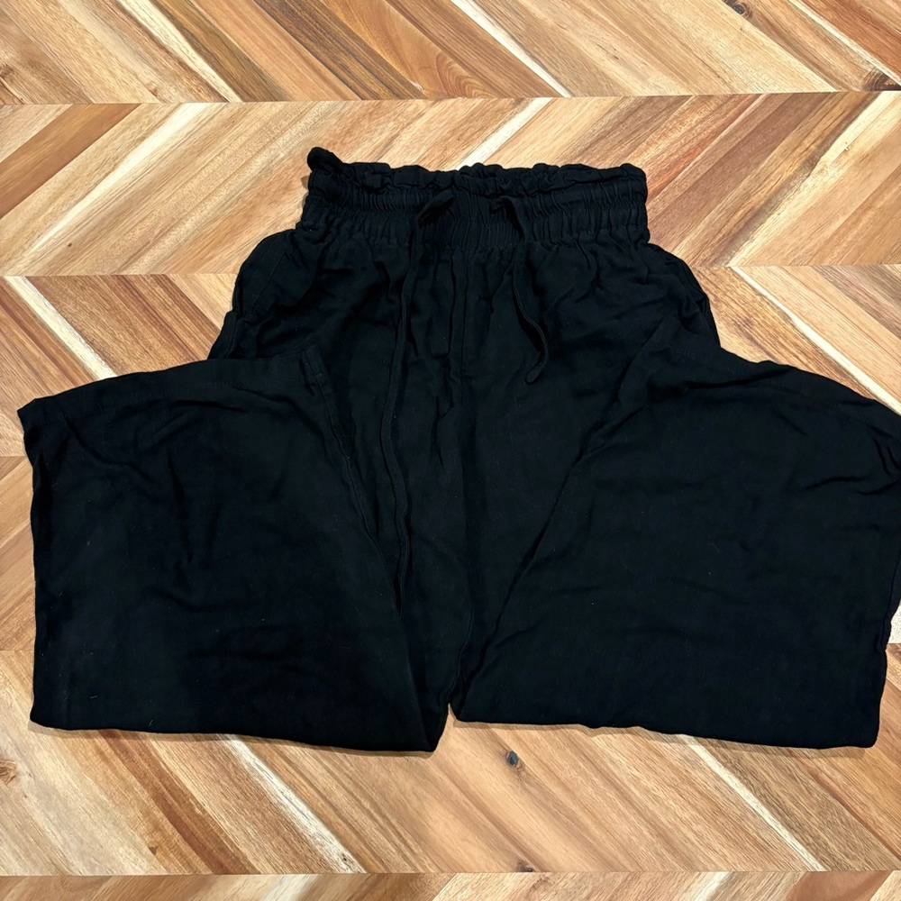 Petal & Pup Black Wide Leg Pants